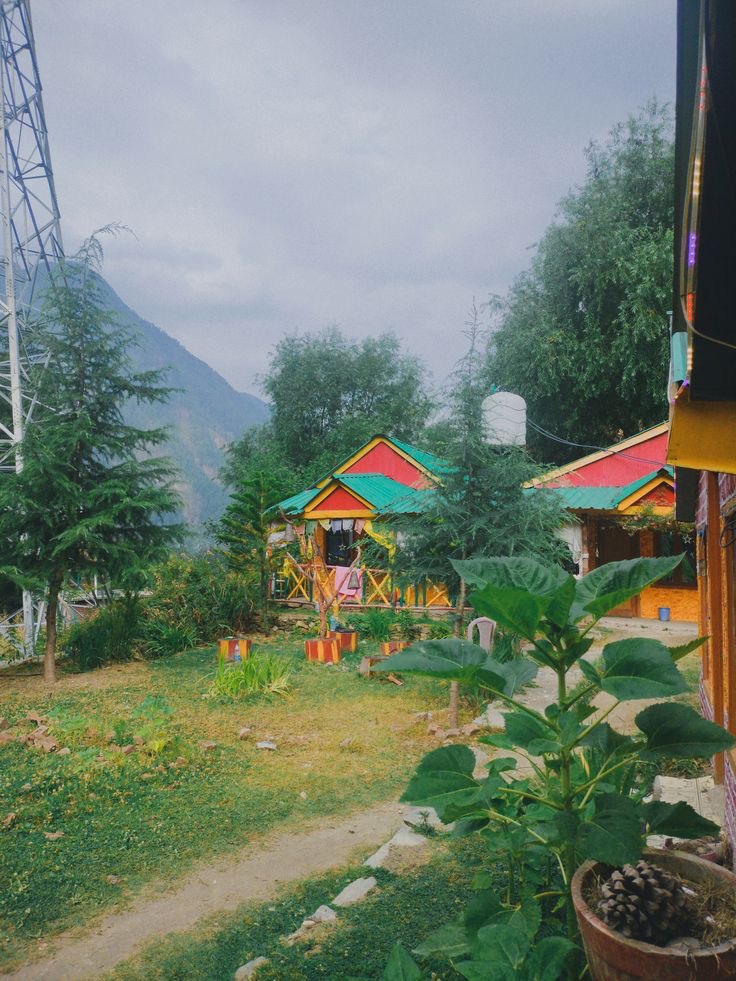 scenic spots of our campsite at kasol